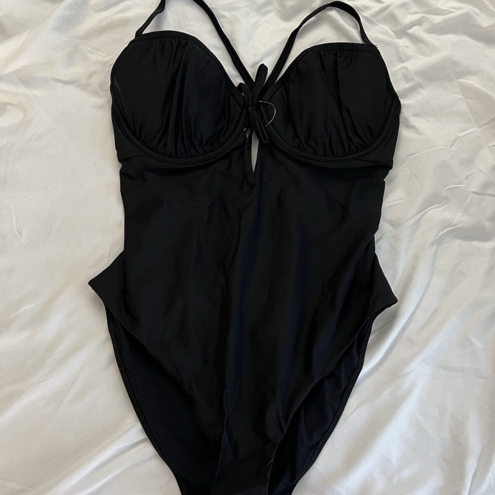 Adore Me Annabee One Piece Swimwear in Black - Size X-Large